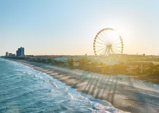 Myrtle Beach Skyline Oceanfront Downtown SkyWheel