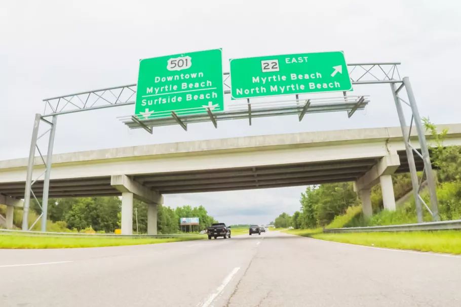 Traveling to Myrtle Beach by Car