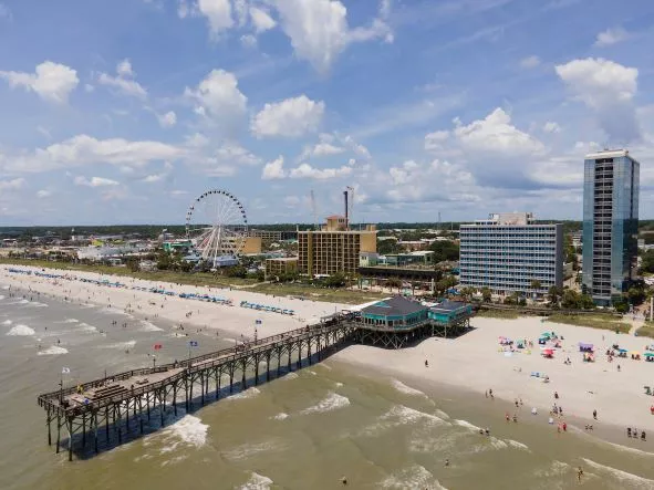 14th Ave Pier Aerial of the Beach