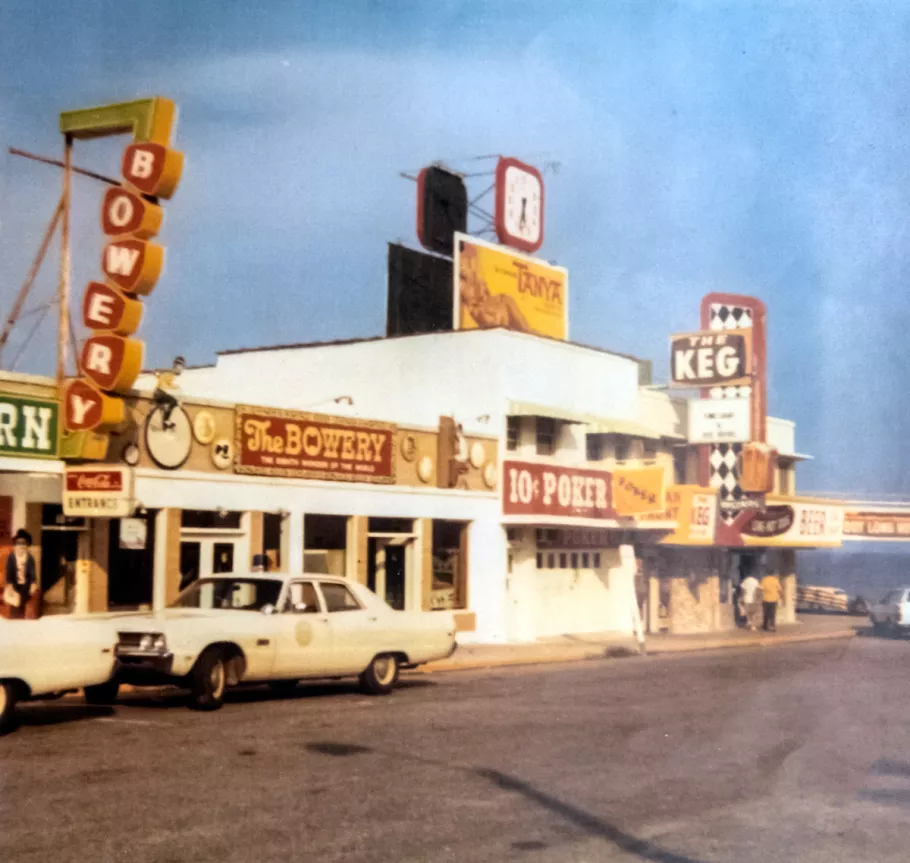 Historic Bowery near the Boardwalk