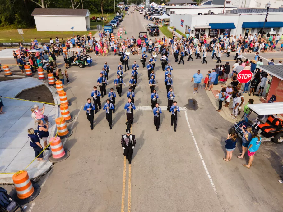 Marching Band at the Aynor Hoe Down Parade