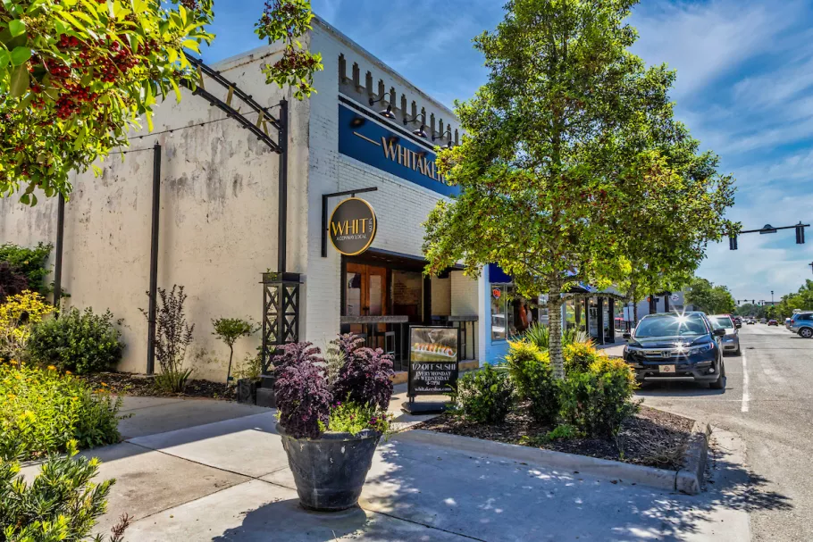 Exterior of Whitakers in Downtown Conway
