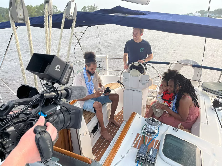“Traveling the Spectrum” films the Hill family from Texas as they enjoy a family vacation to Myrtle Beach, S.C.