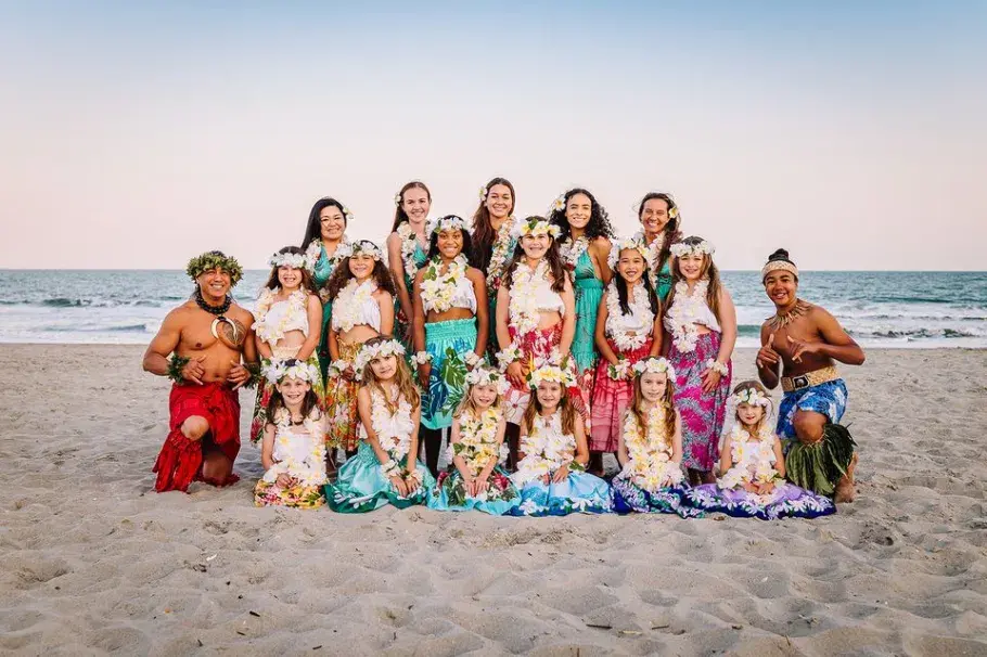 surfside beach hula and fire show