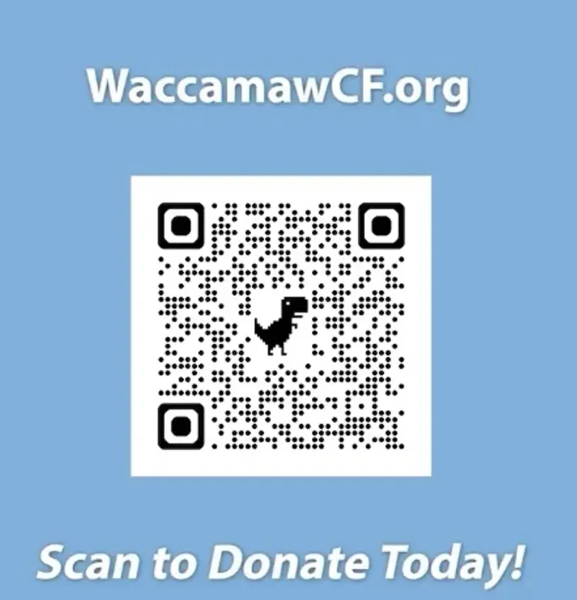 Scan the code to donate to Waccamaw Community Foundation