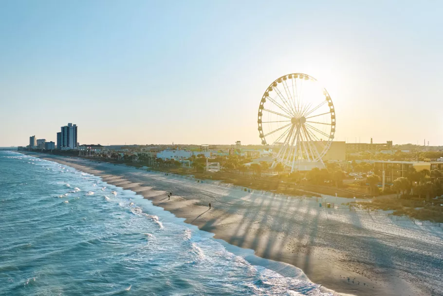 Myrtle Beach Skyline Oceanfront Downtown SkyWheel