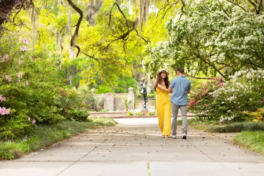 CoupleStrollingBrookgreen