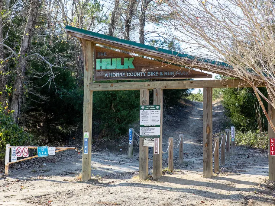 Hulk Bike Park Entrance