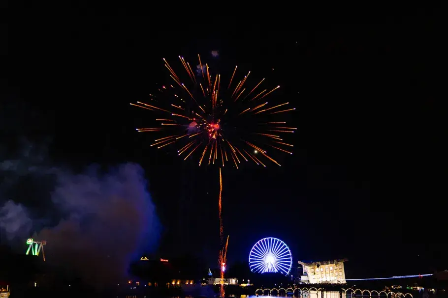 Broadway at the Beach fireworks