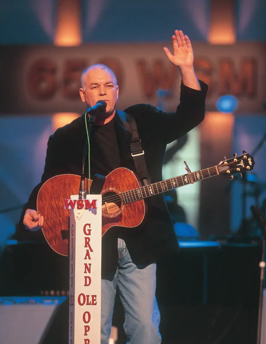 Calvin Gilmore performing on the Grand Ole Opry stage in Nashville