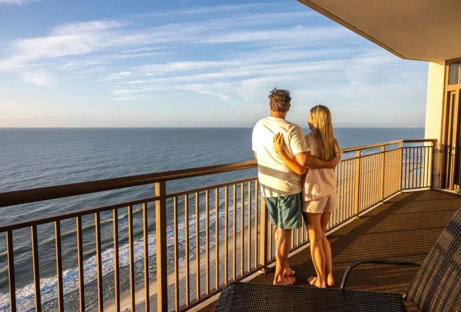 Myrtle Moments Couple Hotel Balcony
