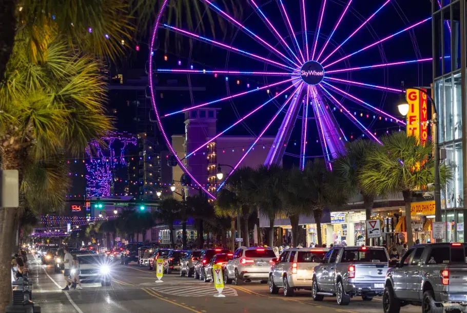 Myrtle Beach Ocean Boulevard Lights