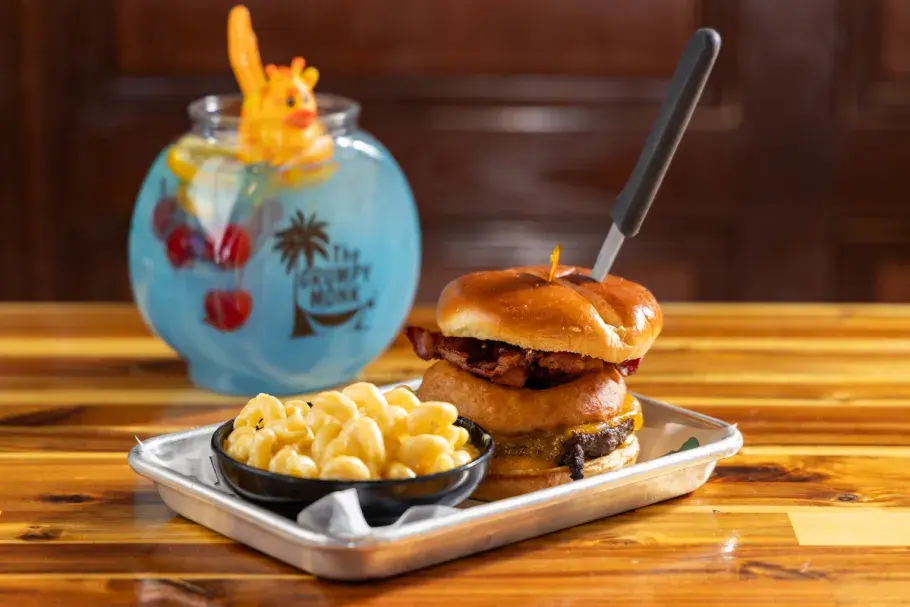 Grumpy Monk Broadway Burger