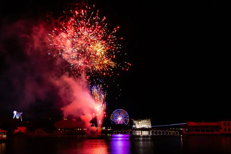 Broadway at The Beach Fireworks