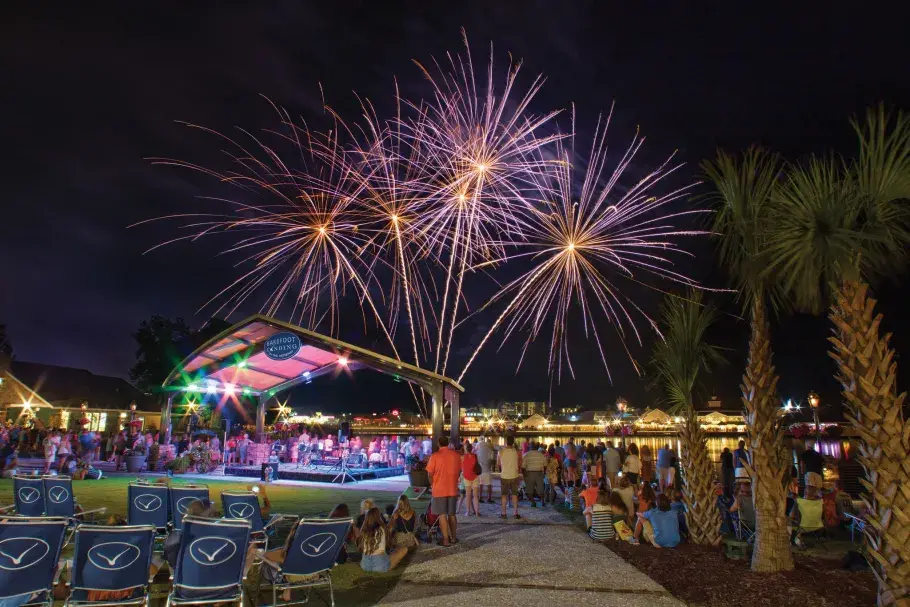 4th of July Fireworks at Barefoot Landing Photo