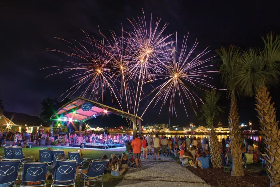 4th of July Fireworks at Barefoot Landing Photo
