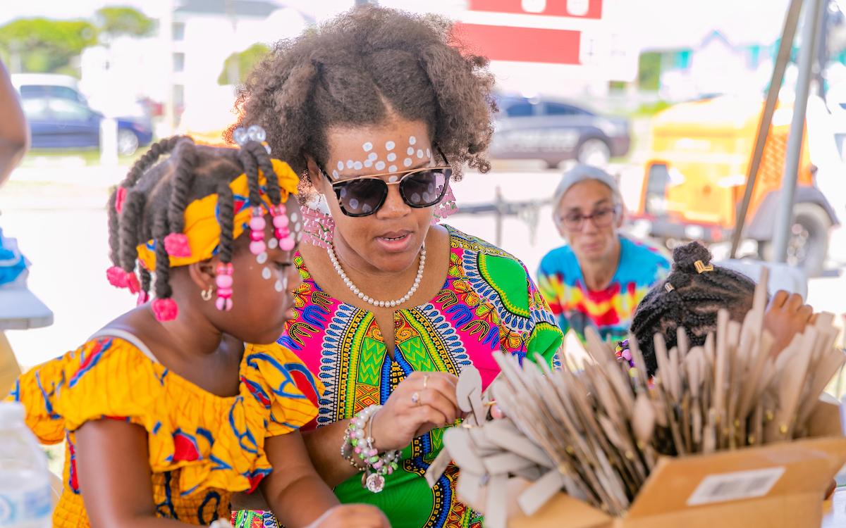 Craft Vendor at the Gullah Geechee Festival in Atlantic Beach