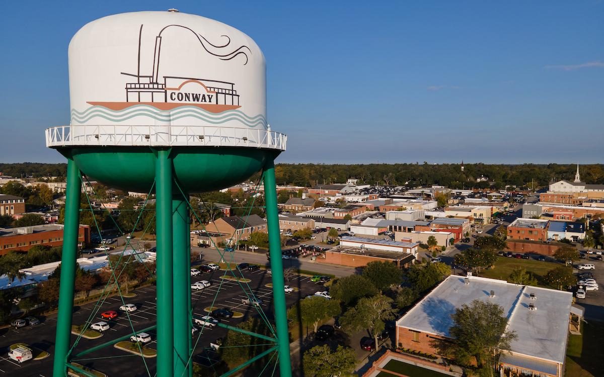 Downtown Conway Riverwalk Area