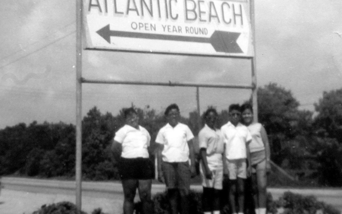 Atlantic Beach Sign Historic