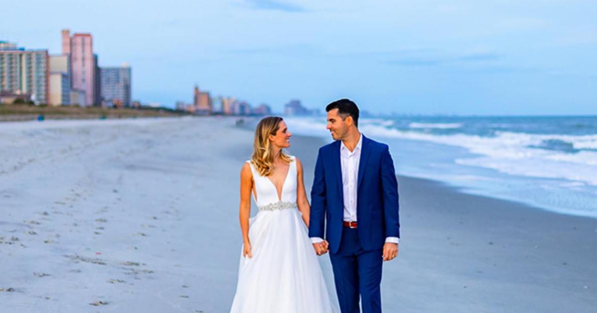 beach wedding dresses casual short Casual Wedding Dress A Lne V-Neck Short Sleeve Floor Length Tulle Beach  Wedding Party Dresses Bridal Gowns – Dbrbridal main image 1