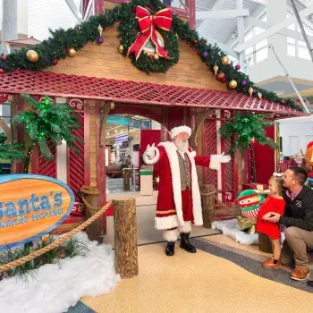 Coastal Grand Mall Holiday Family Santa