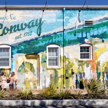 Conway Arts Mural Couple